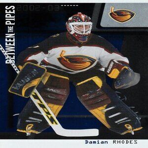 Damian Rhodes (Thrashers) 2003 In The Game Series Hockey Card - Card Number 65